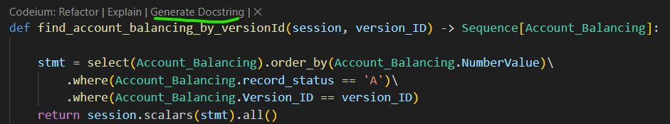 generate docstring