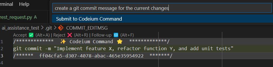 git changes