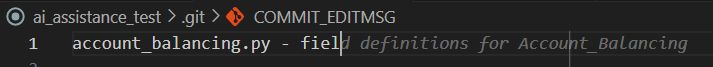 git changes