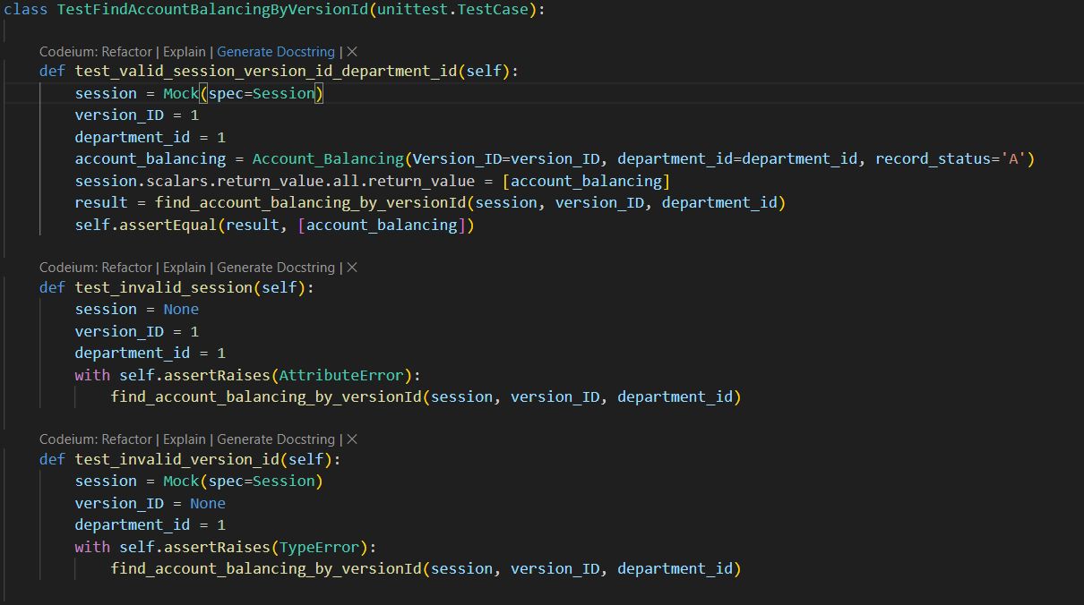 unit tests